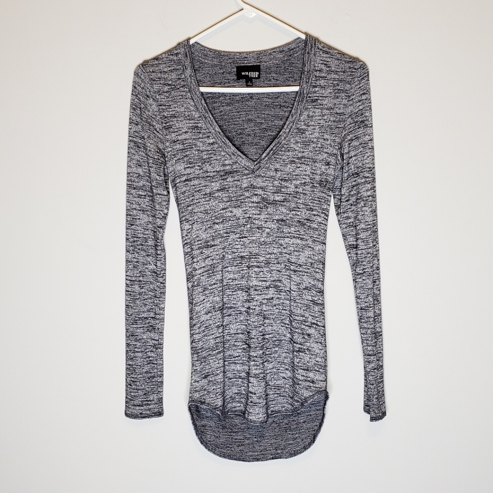 Wilfred Free V-Neck Cut Out Back Sweater Size S